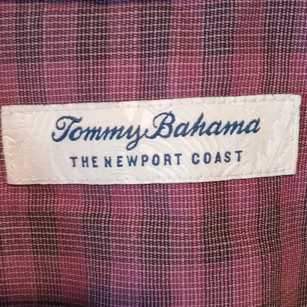 TOMMY BAHAMA Newport Coast Shirt Mens Sz L Long Sleeve Pima Cotton Blend NICE! - Picture 5 of 15